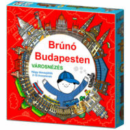 Brúnó Budapesten Városnézés társasjáték