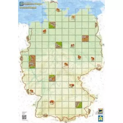 Carcassonne - Map Germany / Carcassonne - Térkép Németország