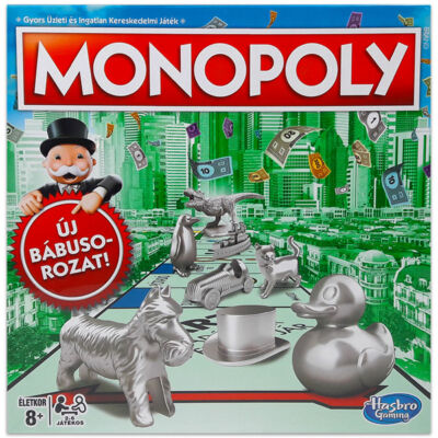 Monopoly Klasszikus társasjáték - új bábukkal 2017-es kiadás (C1009)