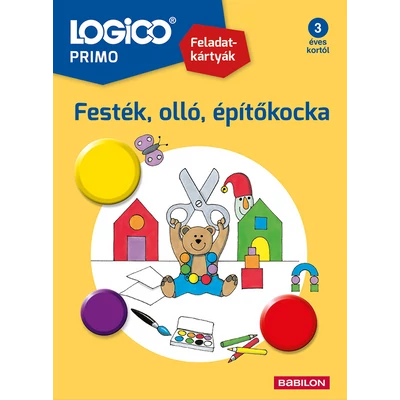 Logico Primo - Festék, olló, építőkocka (3219a)